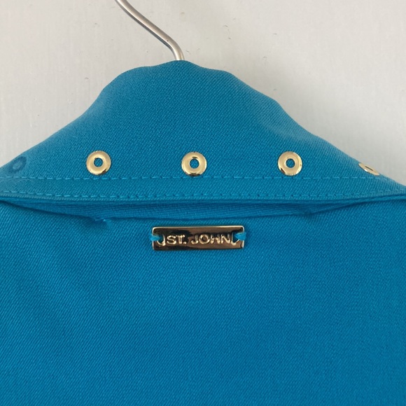 St. John sport blue western jacket - Picture 4 of 6